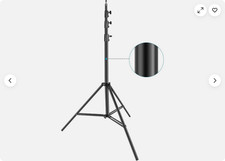 Light Stand Metal 13ft/4m Adjustable Heavy Duty Photography Tripod with Cushion