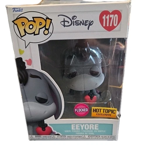 Funko Pop! #1170 Disney Winnie The Pooh Eeyore Flocked Hot Topic Exclusive