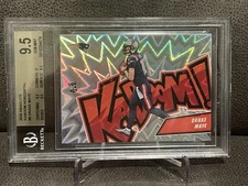 🔥Drake Maye 2024 Absolute Kaboom Horizontal #8 BGS 9.5 New England Patriots