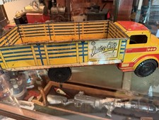 Vintage tin lithographed "Inter-City Delivery Service" truck by Marx Toys. Rare