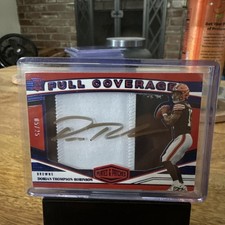 2023 Panini Plates & Patches Rookie Patch Auto Dorian Thompson-Robinson Blue /25