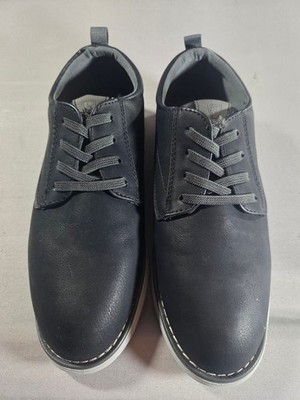 Deer Stags Boys' Dapper Jr. Dress Casual Oxford Shoes, Black/Charcoal, Size 5M