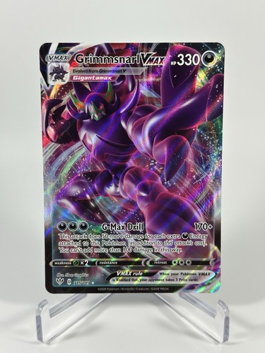 2020 Pokémon Grimmsnarl VMAX Darkness Ablaze 115/189 Holo Ultra Rare Full Art