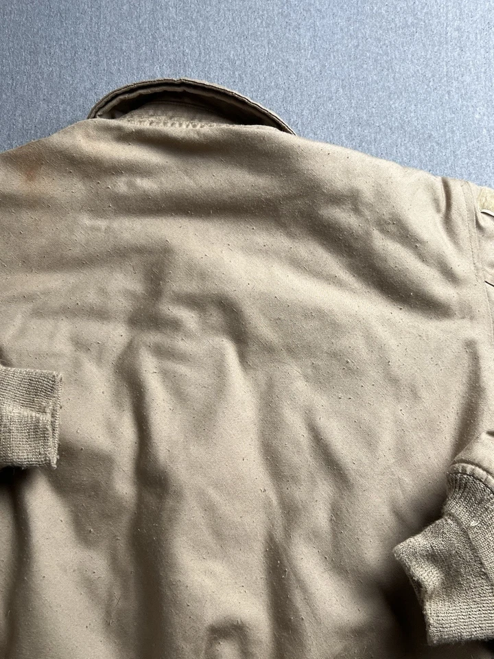 Chaqueta Valley Apparel Flyers Para Hombre M Beige Militar Clima Frío CWU 45/P De Colección Foto 3 de 4