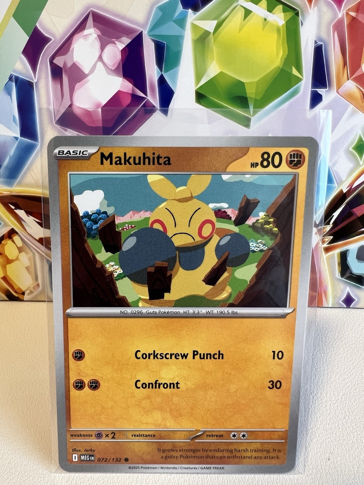 Makuhita 072/132 Common Regular - Pokemon TCG Mega Evolution - NM