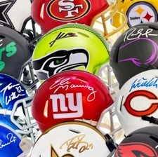 1x NFL *STAR* Signed Full-Size Helmet Box Mystery