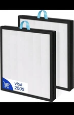 2X Vital 200S Filter True HEPA & Activated Carbon Filter for LEVOIT Vital 200S-P