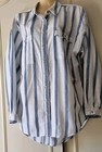 NEXT Womens Shirt Size 14 Blue/white Stripe