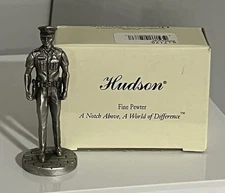 Policeman Hudson Fine Pewter #7170 1995 Figure Police Officer 3.25” New