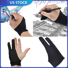 New Two Finger Anti-fouling Glove Drawing Pen Graphic Tablet Pad For Artist