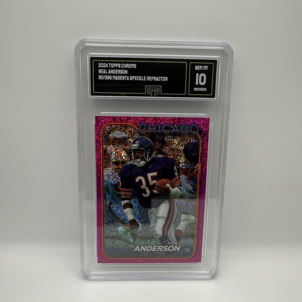2024 Topps Chrome Magenta Speckle #25 Neil Anderson /399 GMA 10 | eBay