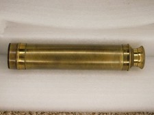 Vintage Brass Maritime Hand Held Telescope - Display