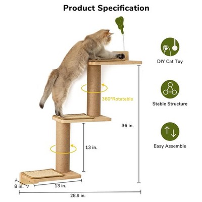 Katzen Wandregal für Katzen Wandmontage zum Springen Sitznickerchen