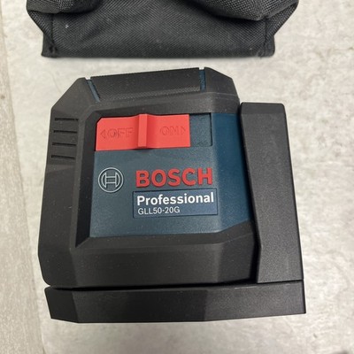 BOSCH GLL50-20G 50 Foot Green-Beam Self-Leveling Cross-Line Laser Level