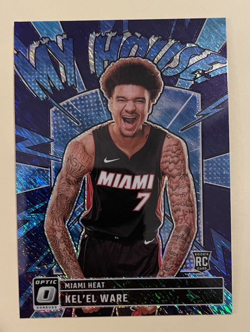 KEL'EL WARE 2024-25 Donruss Optic My House #11 Purple Shimmer SP Prizm RC Rookie