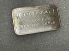 Very Rare! Engelhard Colonial 1 Troy Oz .999 Fine Silver Bar- Mintage Under 1000