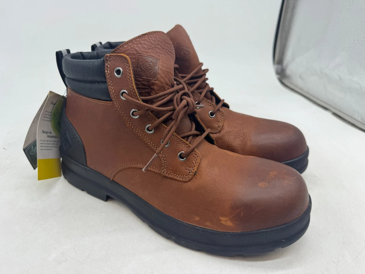 Muck Boot Company Men\'s Waterproof Winter Lace Up Boots Brown Tan Size 15‎ Muck Boots Brown Rain Boots for Men for Sale | Shop New  main image 3