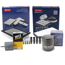 Denso Tune Up Kit 4 Spark Plugs & Boots Kit for Escape Mariner 2.3 L4 DOHC Vin Z