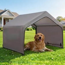 Dog Shade Shelter Outdoor Tent for Large Medium Dogs, Outside Doghouse Sun Ra...