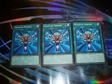 3x Monster Reborn 1st Edition Common L5DD-ENA15 Yu-Gi-Oh