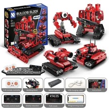 5-in-1 STEM Robot Building Kit   APP  Remote Control  495 PCS  Educational DI