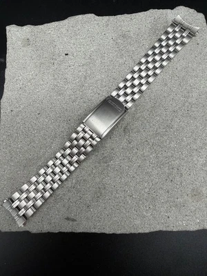 #1853 ORIGINAL SEIKO 18mm  4379 Z I ARMBAND BAND VINTAGE EDELSTAHL STAHL - Bild 1 von 4