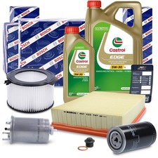 BOSCH-FILTER INSPEKTIONSPAKET+6L CASTROL 5W-30 LL FÜR VW TRANSPORTER T4