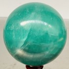 2400G Natural green fluorite Quartz Sphere Crystal Energy Ball Reiki Healing — photo 6