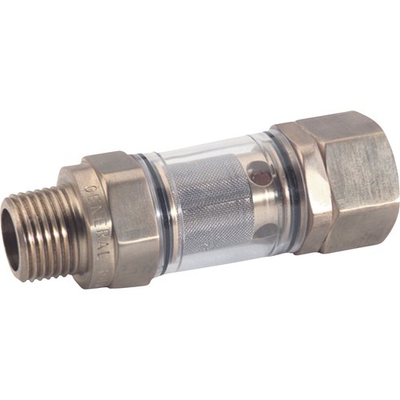 #ad NorthStar Inline Water Filter 1 2in. NPT M x 3 4in. GH F Brass $43.99