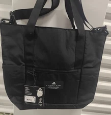 Adidas All Me Tote for Women, Large Crossbody Bag Shoulder Strap (Black/2.0)