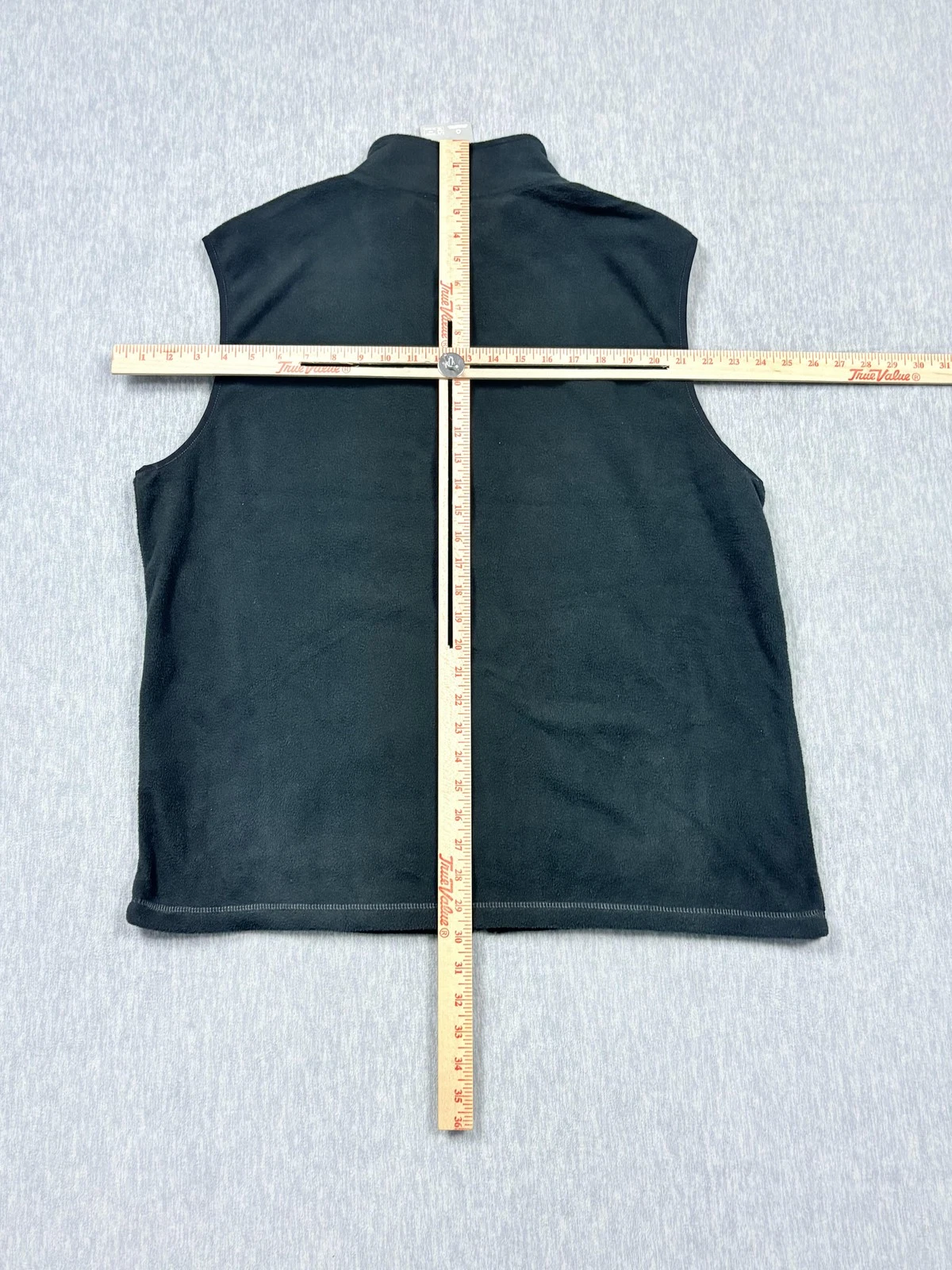 Trimark Tyndall Microfleece Vest Mens Large Black Full Zip Zip Pockets Outdoor - product detail image 6