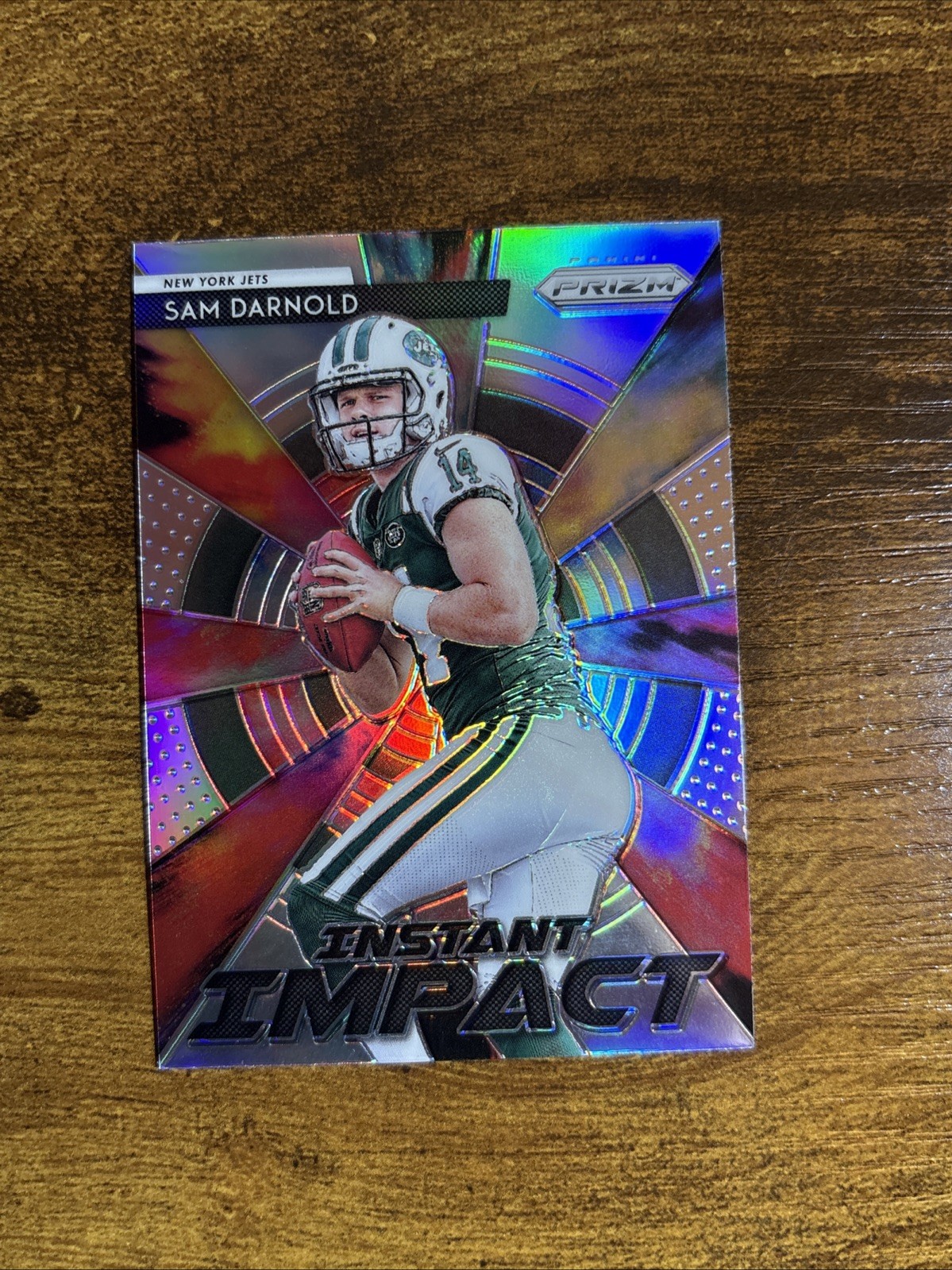 2018 Panini Prizm Sam Darnold Rookie Instant Impact SILVER Prizm RC #II-3 Jets