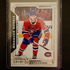 18-19 2018-19 O-Pee-Chee #623 Jesperi Kotkaniemi Marquee Rookie Montreal 