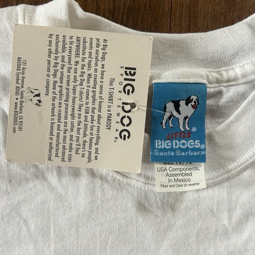 Vintage Y2K 2003 Big Dogs Sportswear Kids Large T Shirt Cat In The Hat Dr Seuss - Picture 5 of 8