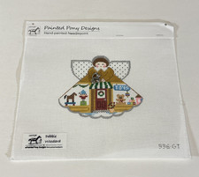Painted Pony Needlepoint Canvas 996GT Toy Store Angel w/ Charms