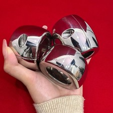 Men Stainless Steel Ball Stretcher Weight Heavy Scrotum Pendant SM Chastity Ring
