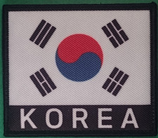 KOREA SHOT-SHOW 2026 Republic of South Korea Flag Morale Patch fabric H&L NEW 2A