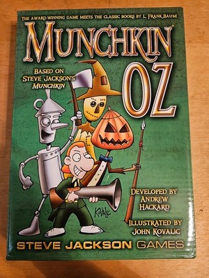 Munchkin Oz Steve Jackson Games 3-6 Players Ages 17+ SJG 4431