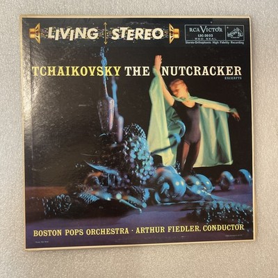 Vintage Tchaikovsky The Nutcracker LP RCA Victor Boston Pops Orchestra Fiedler