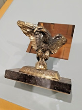 Statut aigle rapace regule doré bronze Waterloo 1815