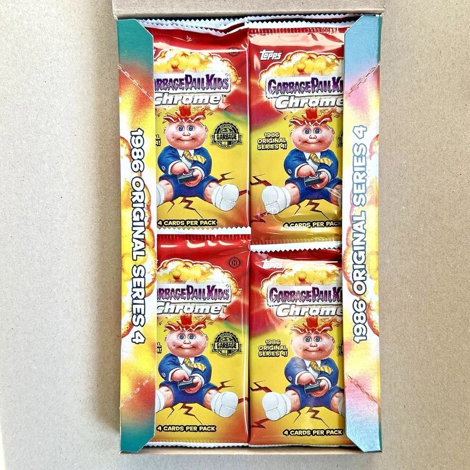 Garbage Pail Kids Chrome (2021) Trading Cards Booster Topps 1986 Series 4 - Bild 3 von 4