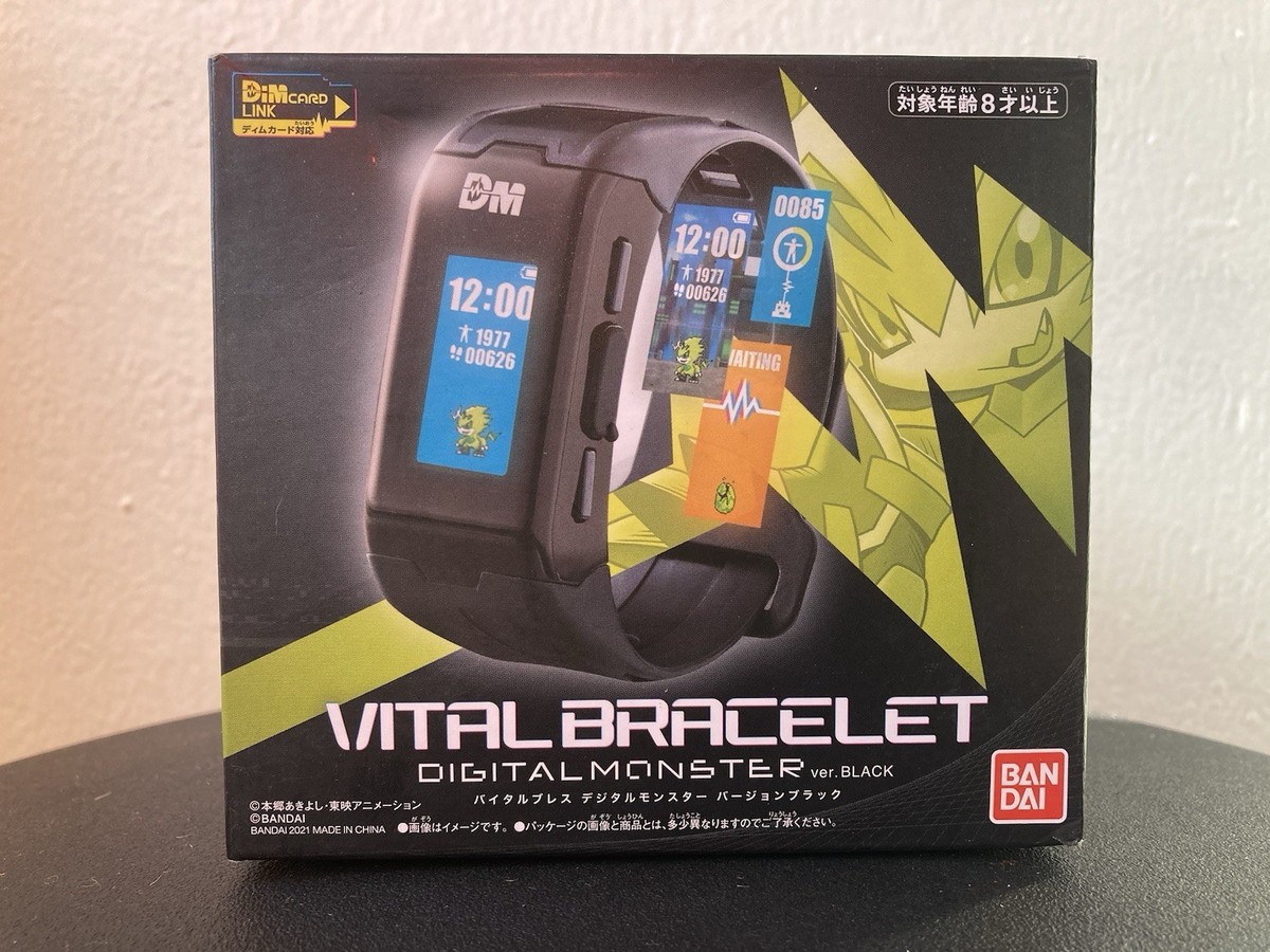 BANDAI Vital Bracelet DIGITAL MONSTER Black JAPANESE NIB WOW | eBay