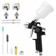 Hvlp Mini Spray Paint Gun Air Auto Car Detail Touch Up Repair 0.81.0mm Nozzles