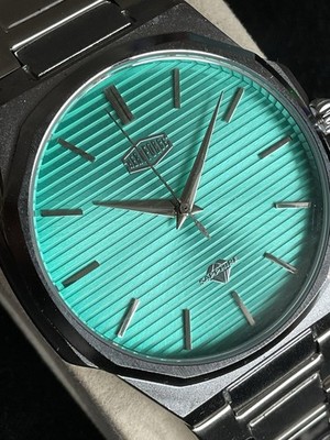 NIB Handsome Teal Blue S/S PRX Style Heroforce Watch + Tool