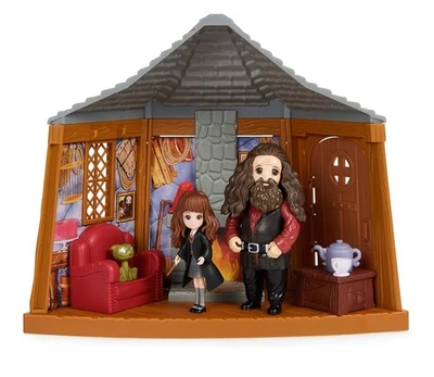 Wizarding World Harry Potter, Magical Minis Hagrid’s Hut Playset with 2 Figures
