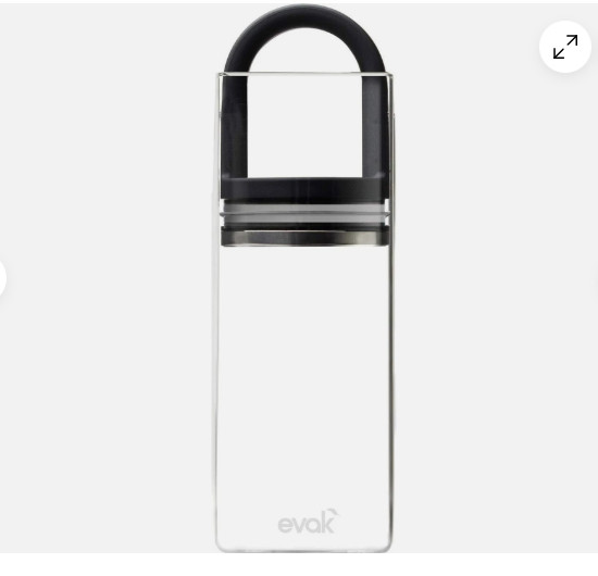 PREPARA Evak Airtight food Storage - Set 2- Classic Glass Food Storage, 46 OZ