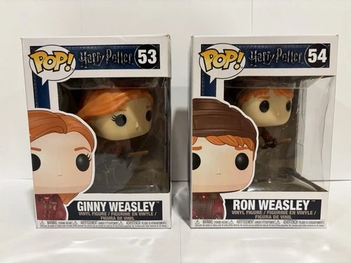 Harry Potter Funko Pop Bundle – Ginny Weasley #53 & Ron Weasley #54
