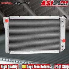 Aluminum 3ROW Radiator Fit 1984-1990 85 87 Chevy Corvette 5.7L S10 Blazer AT/MT.