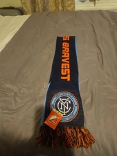 VINTAGE ST. BERNARD'S BERNARDIAN HIGH SCHOOL ADULT Scarf 6 FOOT LONG BLUE & GOLD