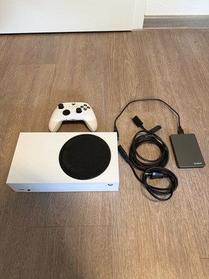 Xbox Series S 512GB Weiß Mit 500GB Festplatte und Original Controller Konsole